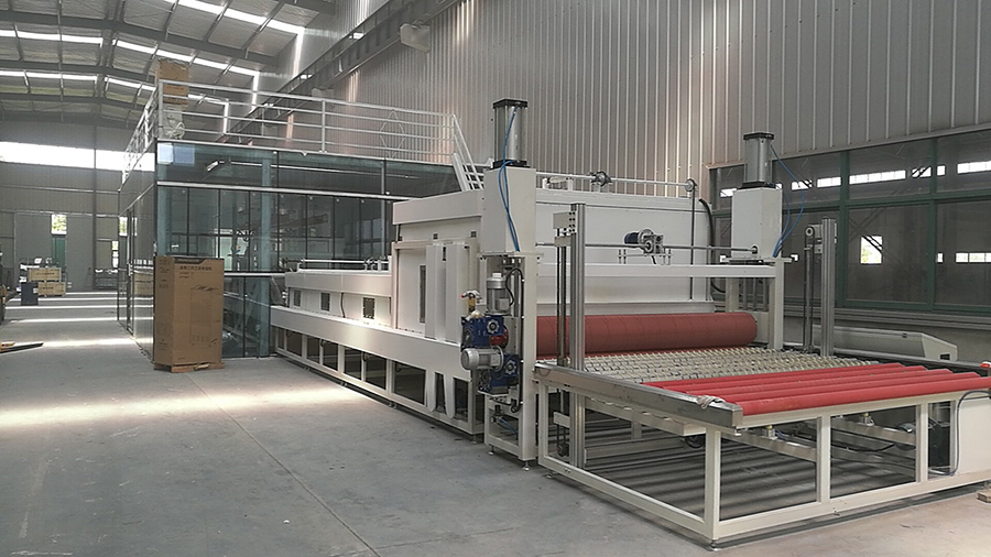 GY2500 glass heated roller press